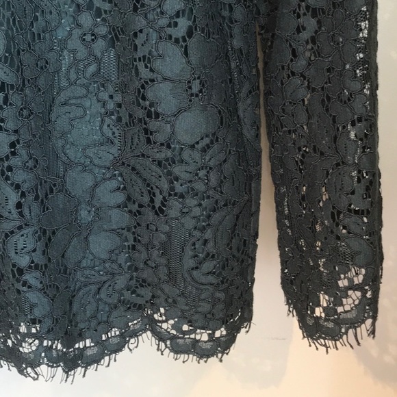 Joie Lace Mock-Neck Top - Picture 4 of 12